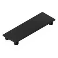 MODULAR SOLUTIONS POLYAMIDE PART<br>END CAP 45MM X 135MM BLACK